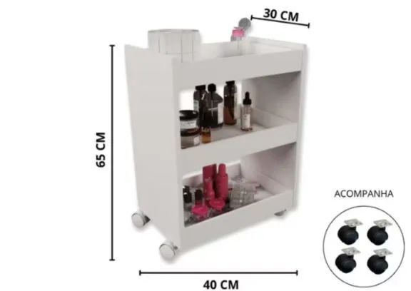Kit de Móveis para Salão de Manicure - ED Móveis - Foto 4