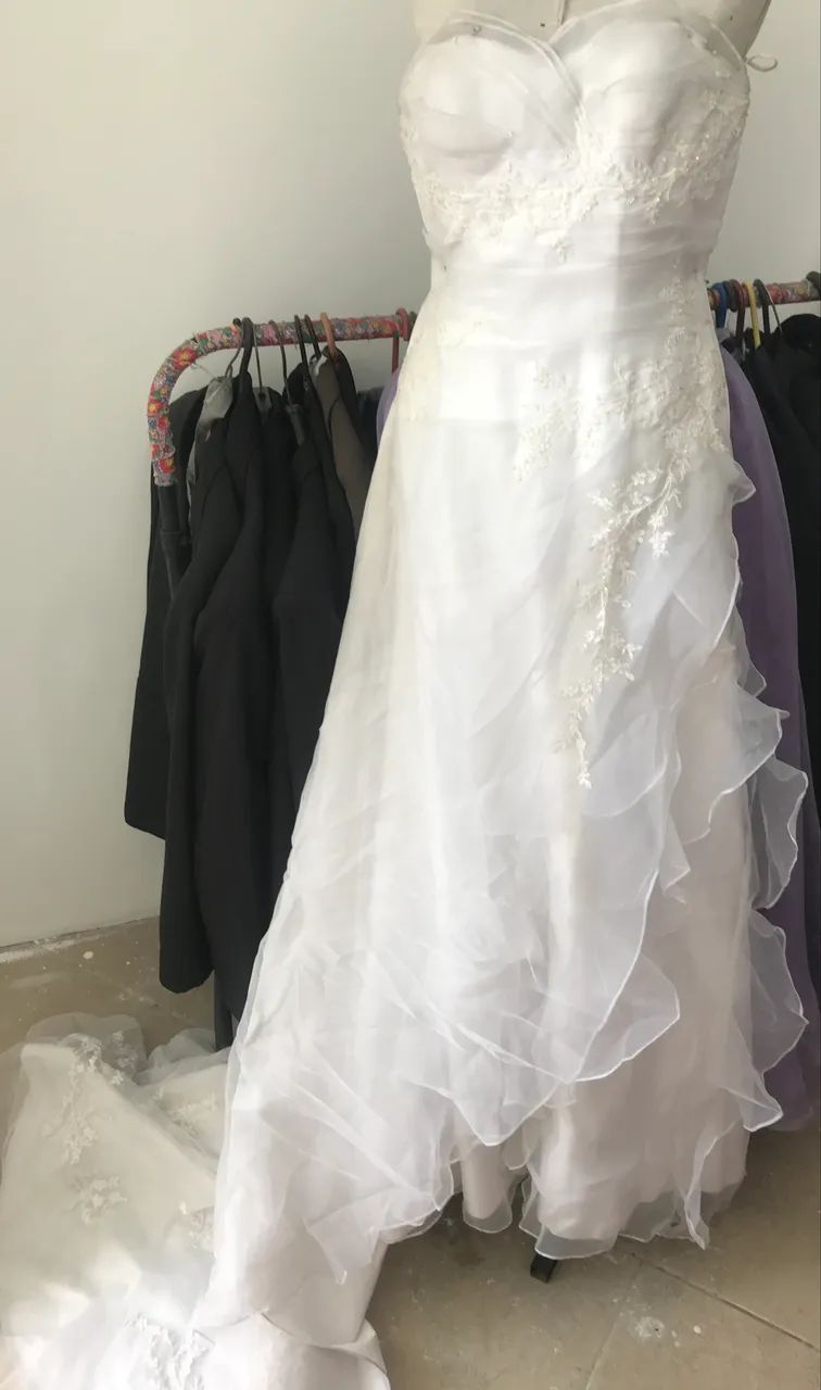 Vestido de noiva branco - Foto 3