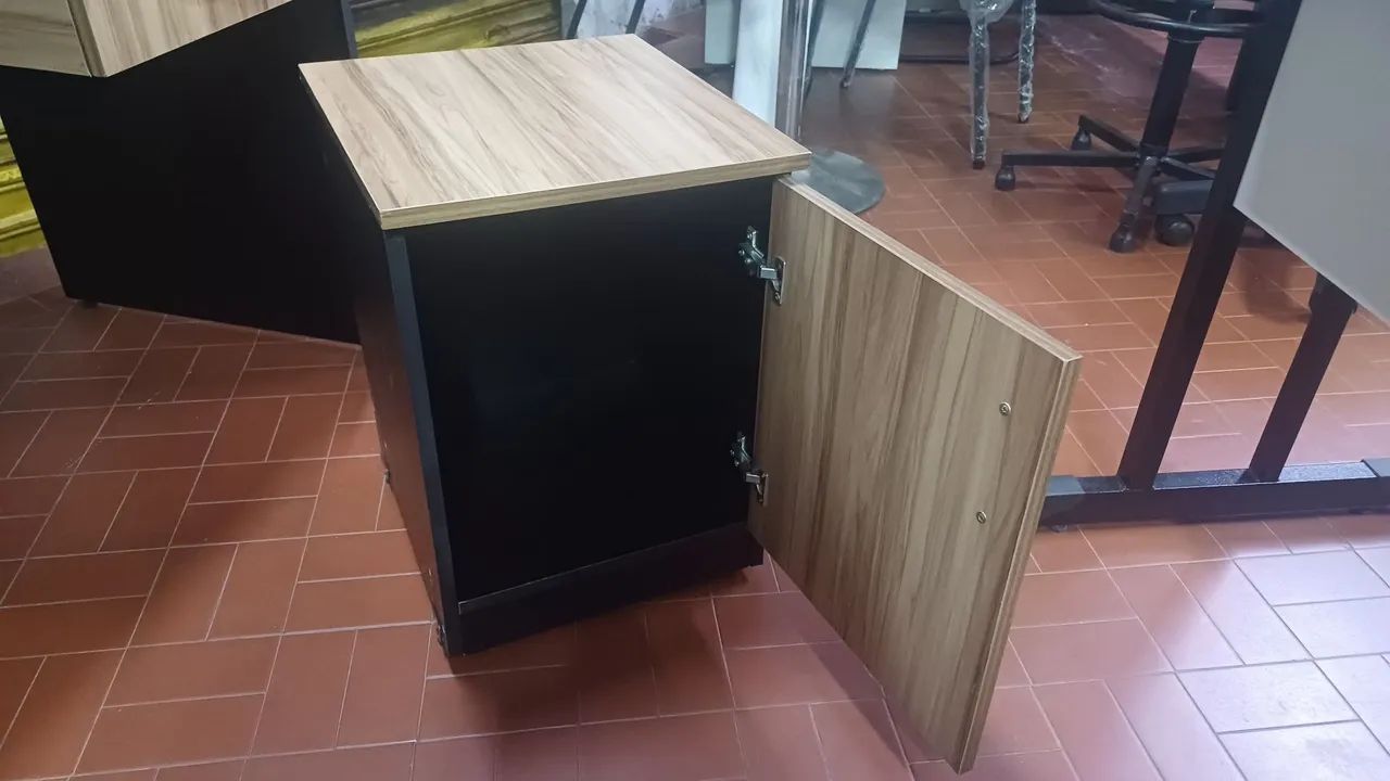 Armário Mini Auxiliar Para Escritório em MDF - Foto 3