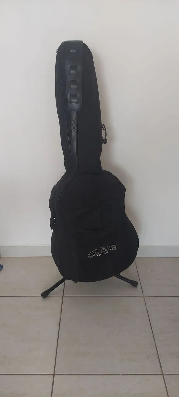 Violão elétrico completo com corda de Aço