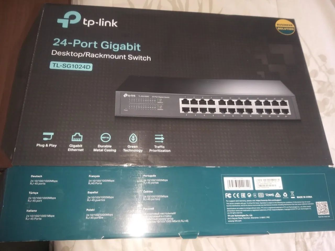 Switch Gigabit TP-Link 24 Portas TL-SG1024D