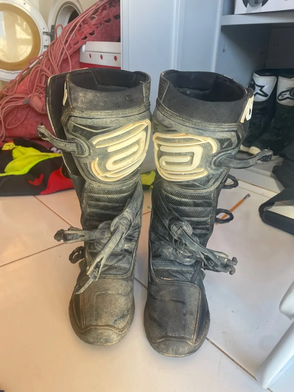 Bota de motocross ASW tamanho 38