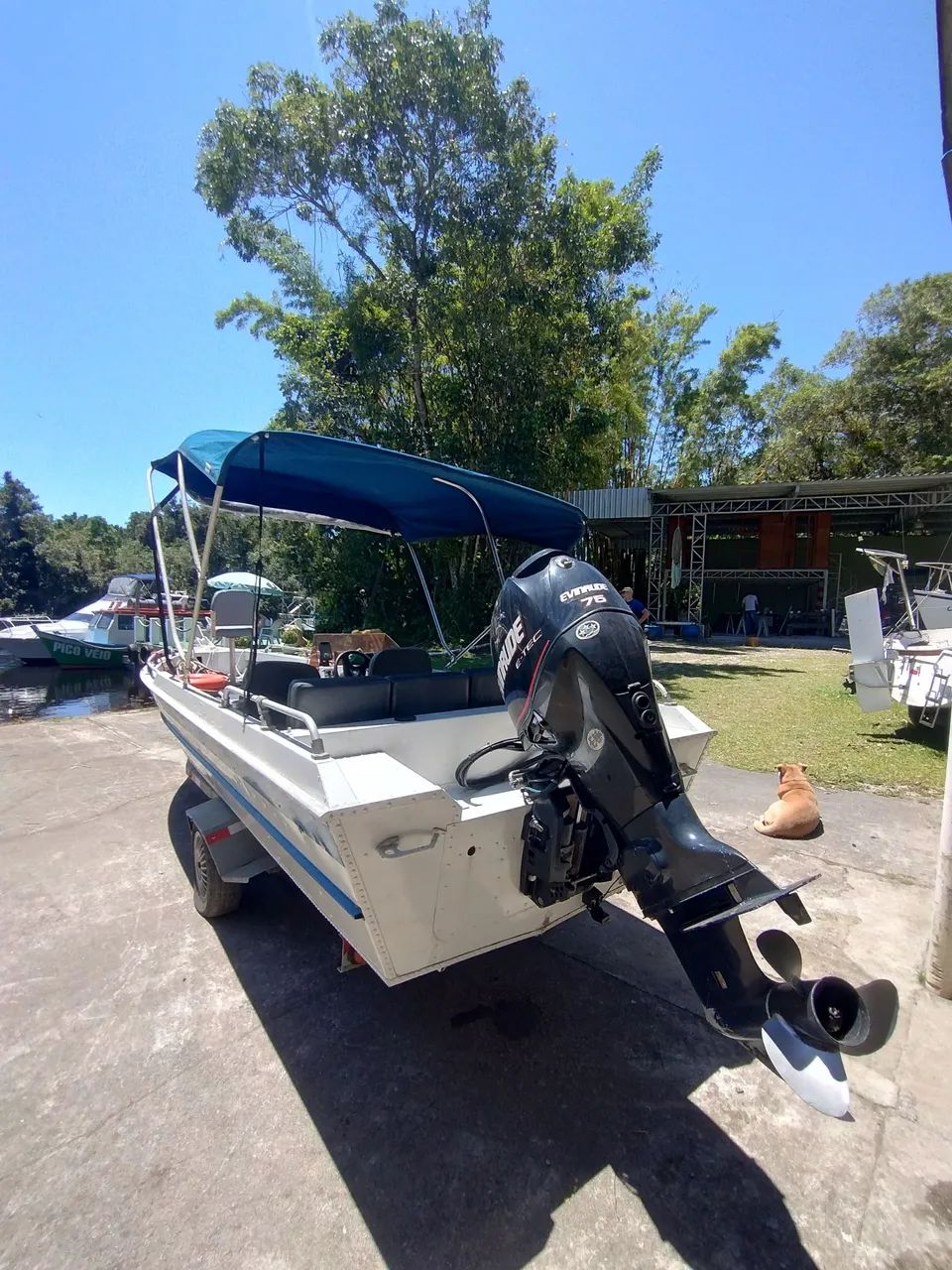 Oportunidade! Lancha Ecologia 19 Pés Motor Etech 75HP 2T - Foto 5