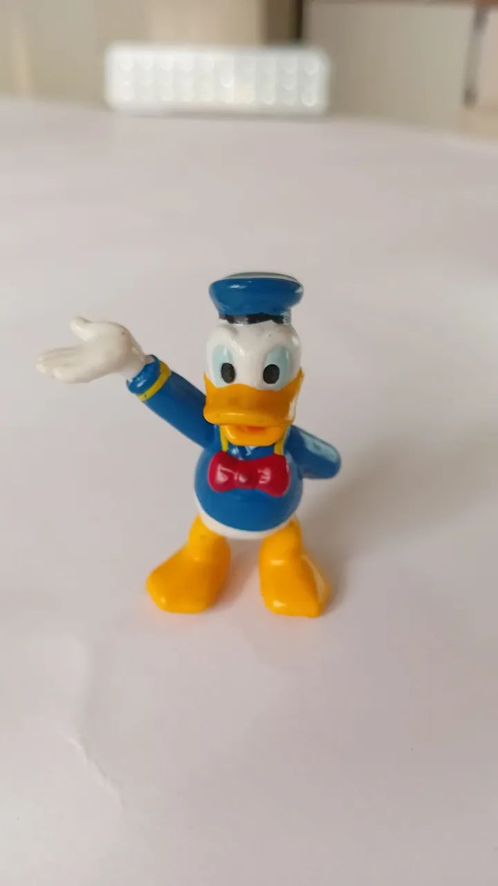 Boneco antigo Pato Donald disney brinquedo miniatura