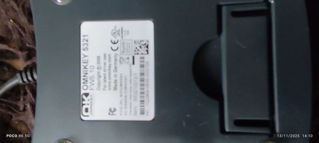 Leitor de Cartão inteligente 64396505040257122