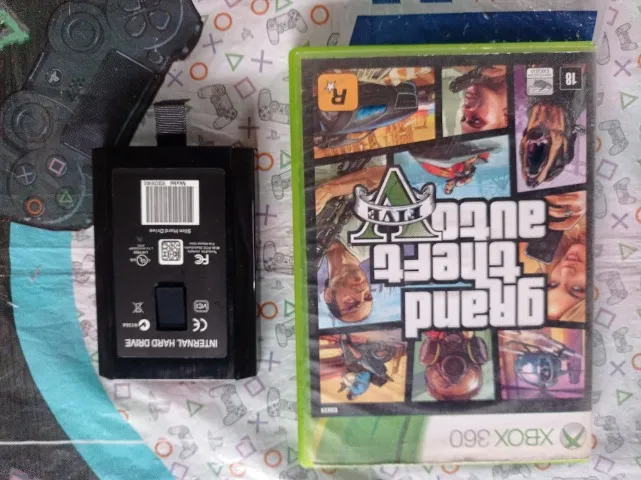 HD 250 GB e GTA 5 Original Xbox 360