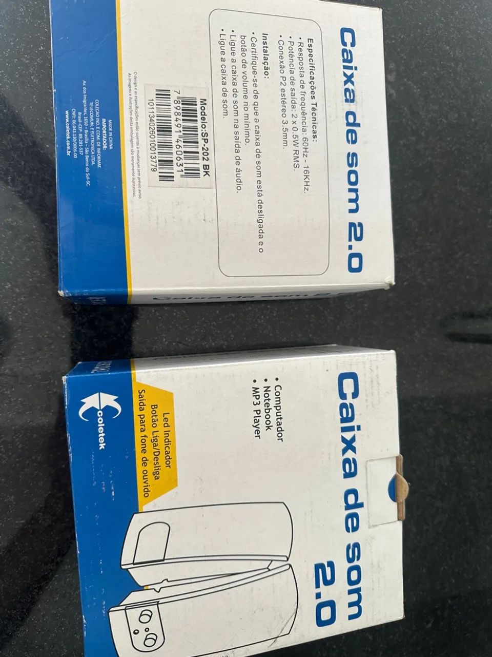 Caixa de som para computador ou tablet