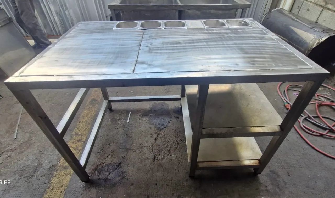 Mesa inox  Condimentadora  - Foto 3