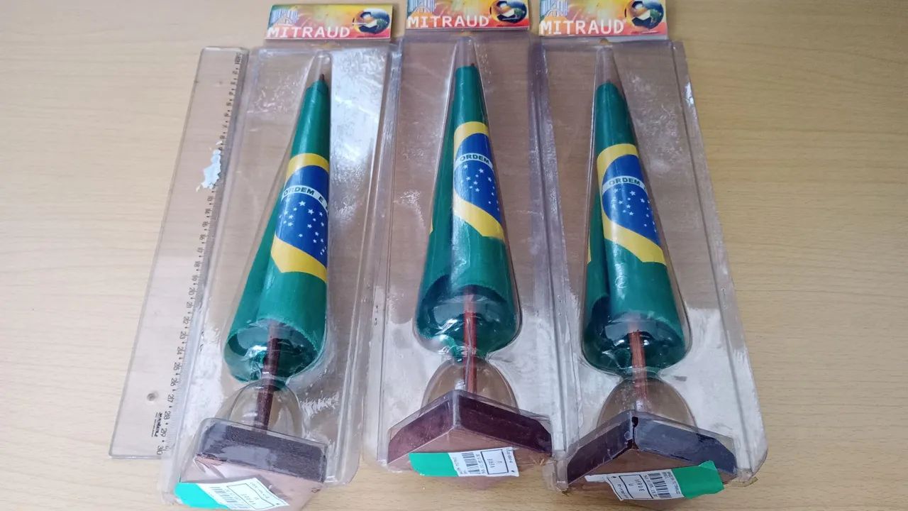 Bandeira do Brasil Mitraud 30 cm