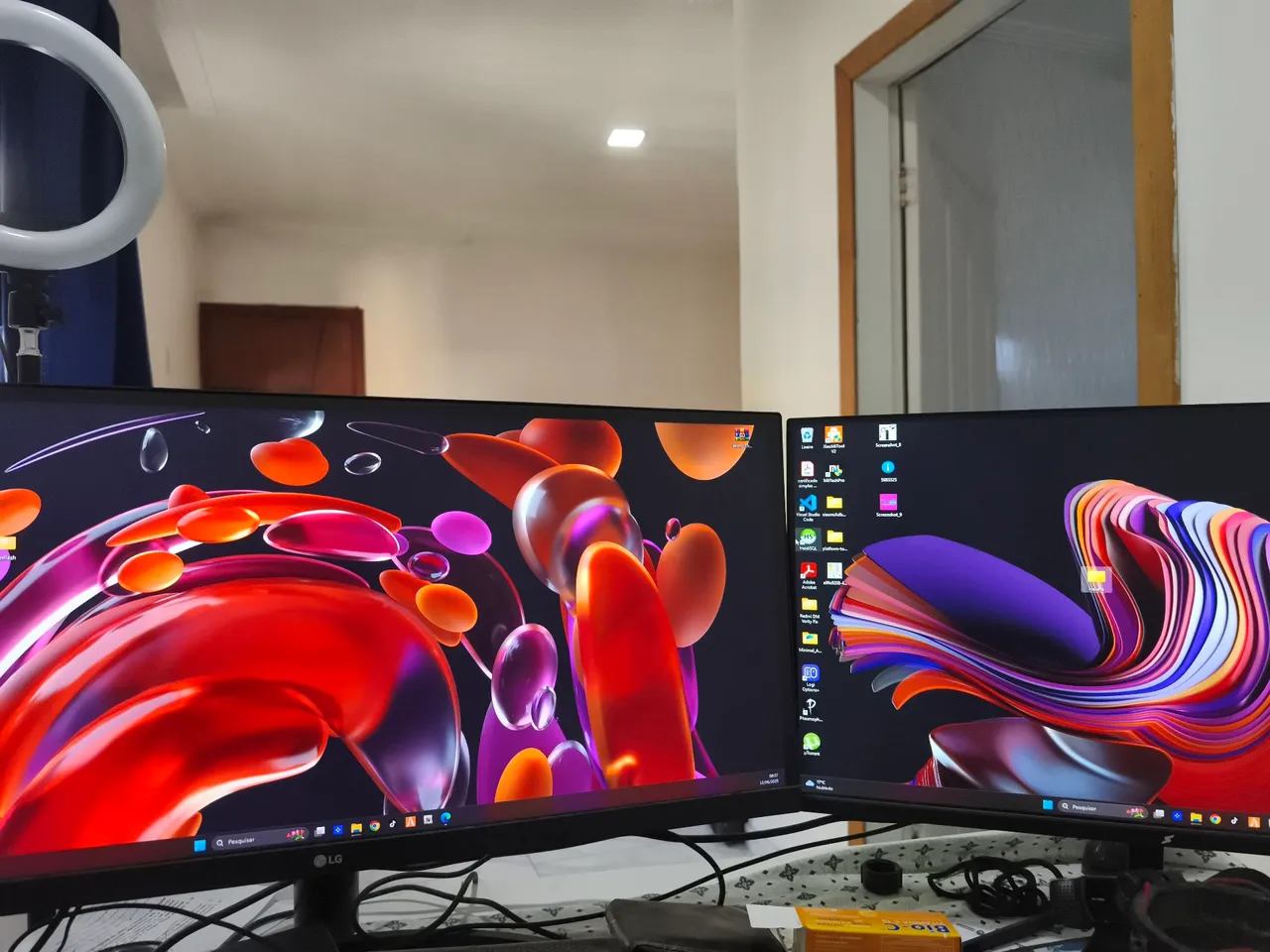 Computador Gamer com tela dupla Full HD
