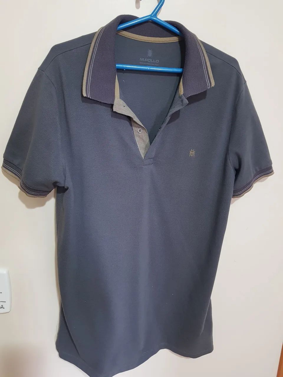 Camisa Polo M.Pollo Cinza