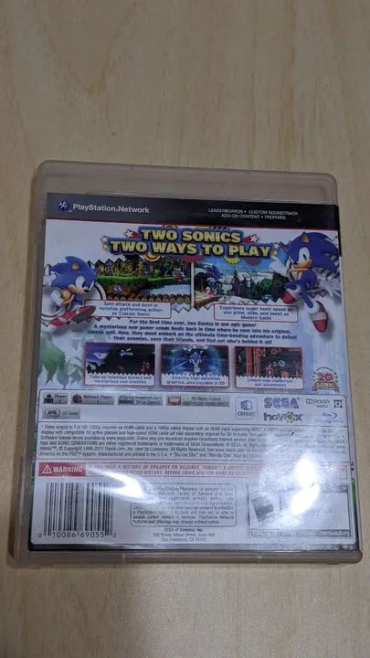 Sonic Generations - ps3 - completo - Foto 2