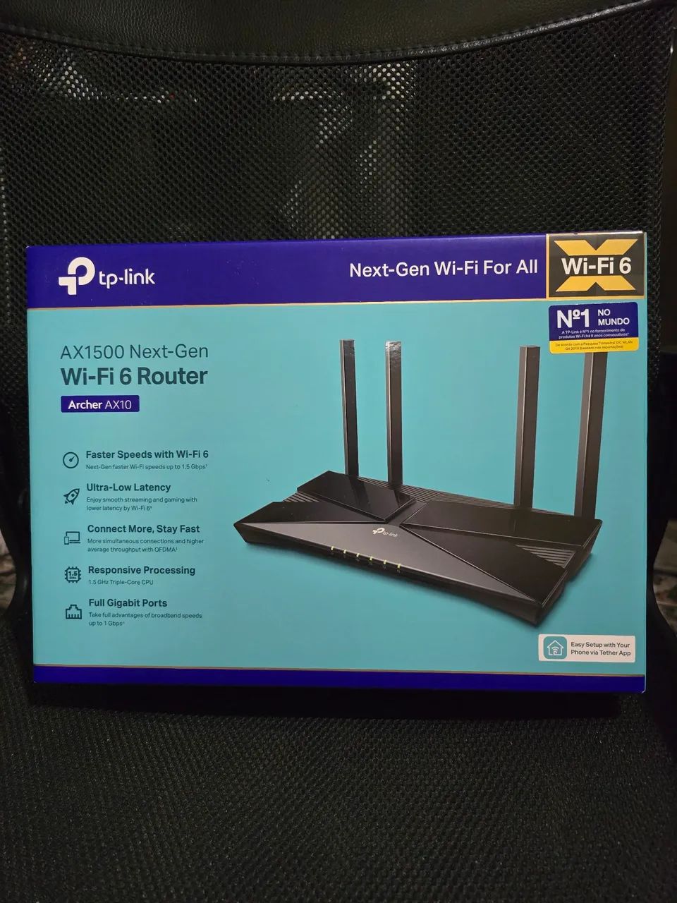 Roteador TP-Link, Wi-Fi 6, AX1500 - Archer AX10