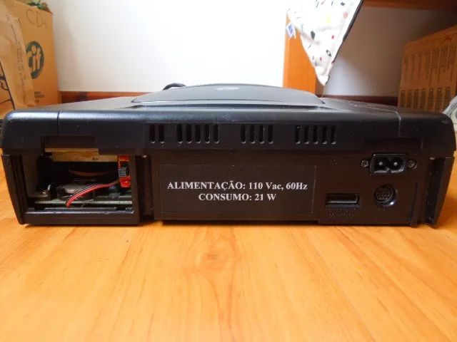 Sega Saturn DESBLOQUEADO e CHAVEADO botões ovais - Foto 3