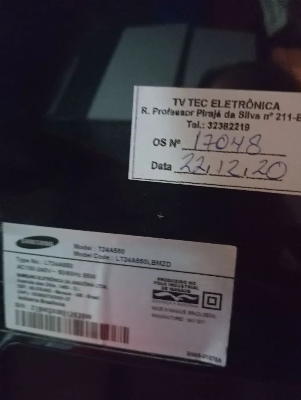 Tv Samsung 24 polegadas detalhes  - Foto 5