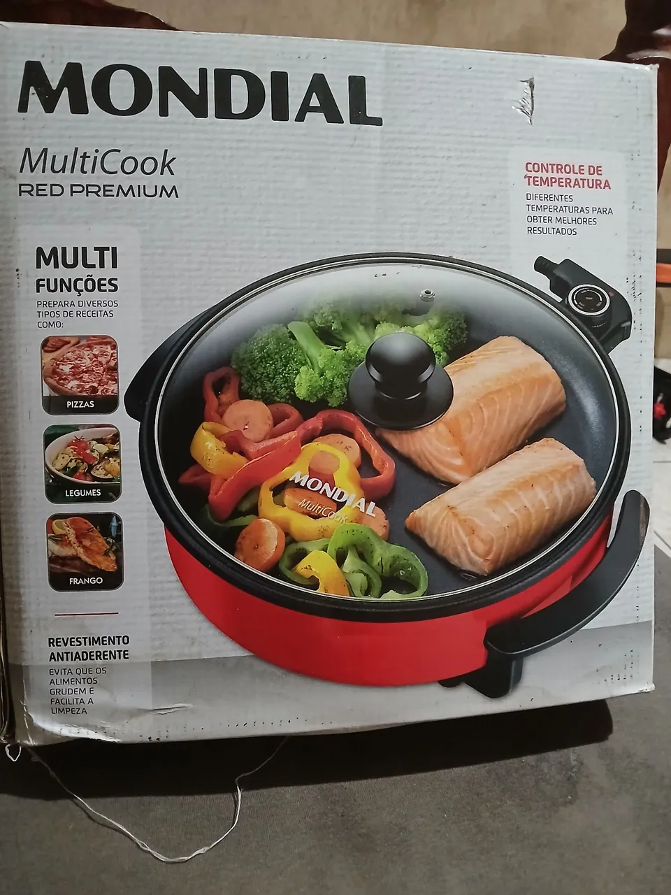 Panela Elétrica Multicook Mondial Red Premium