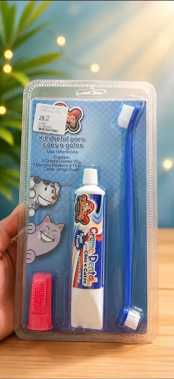 Kit higiene bucal para pet (cães e gatos )