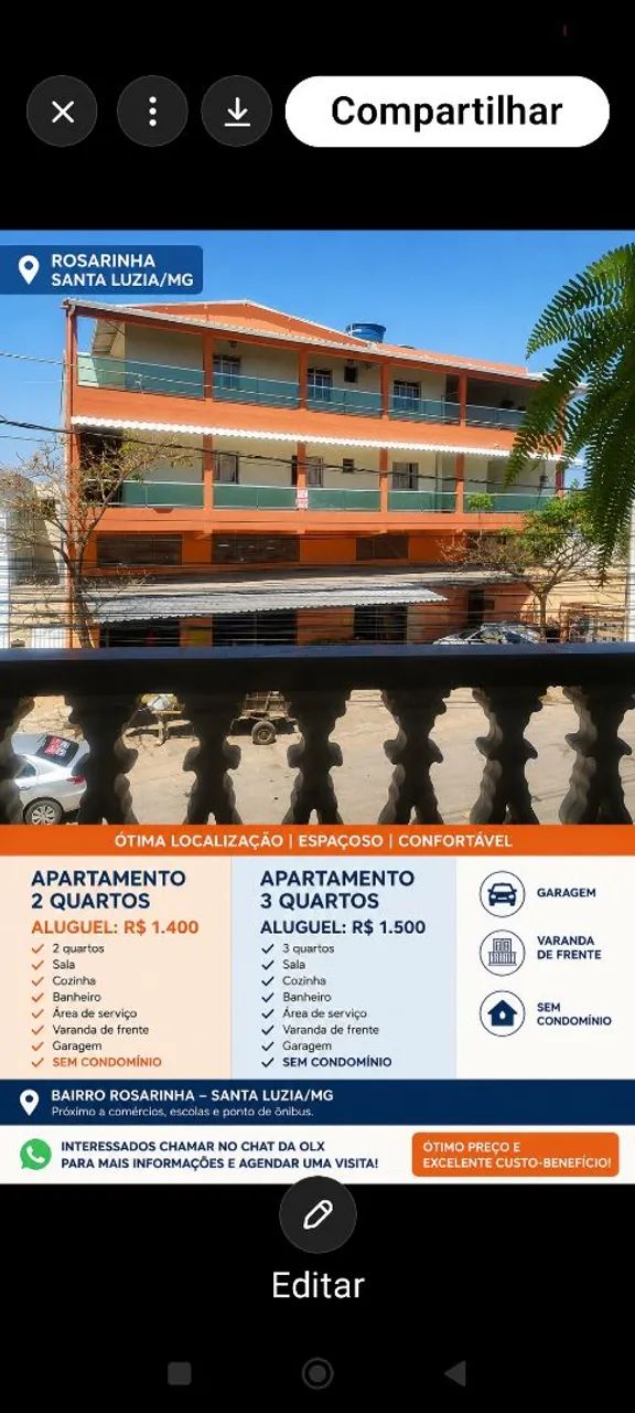 Aluguel de apartamento 