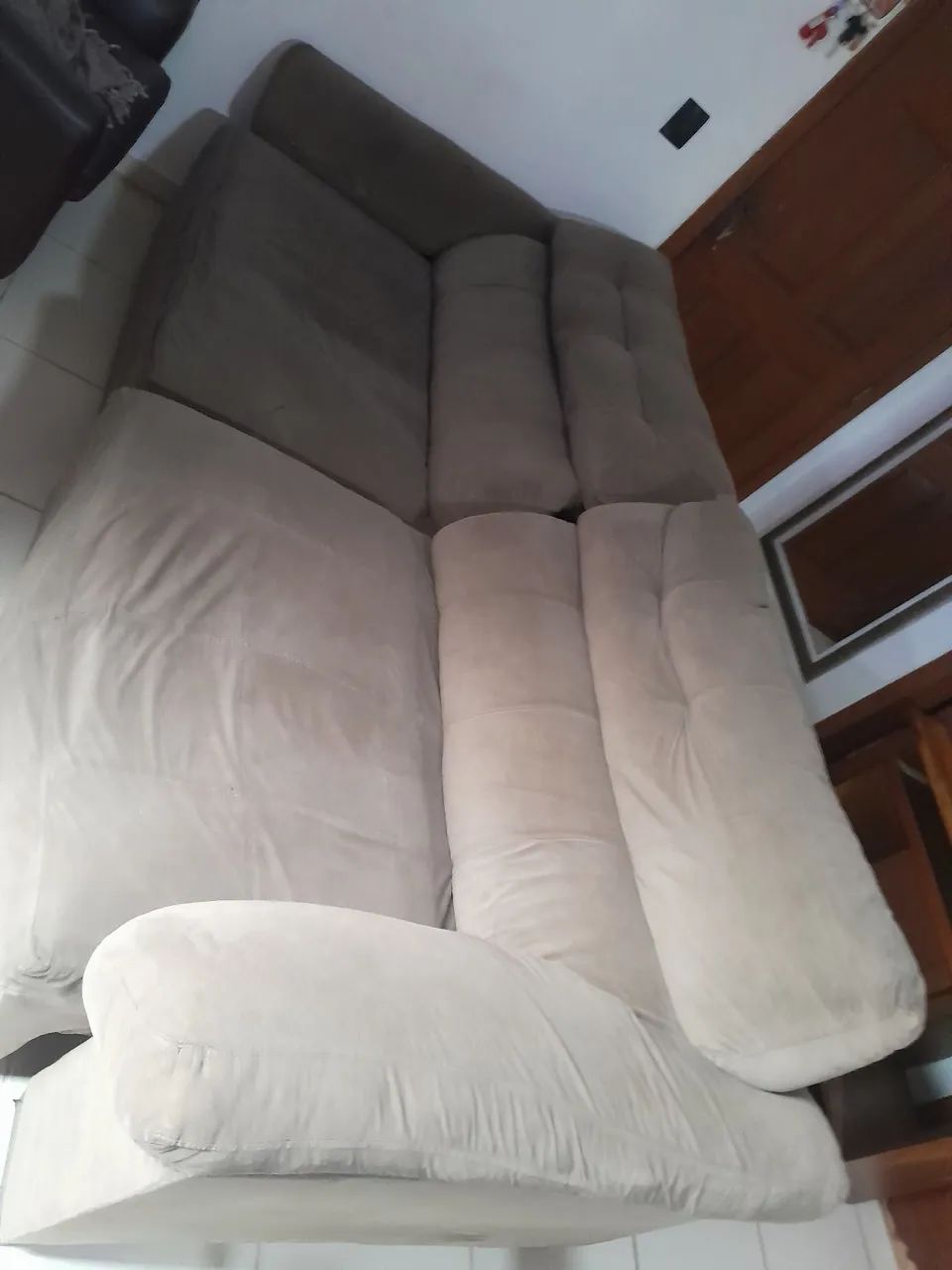 Sofá retrátil 3 lugares medida 2,30 - Foto 3