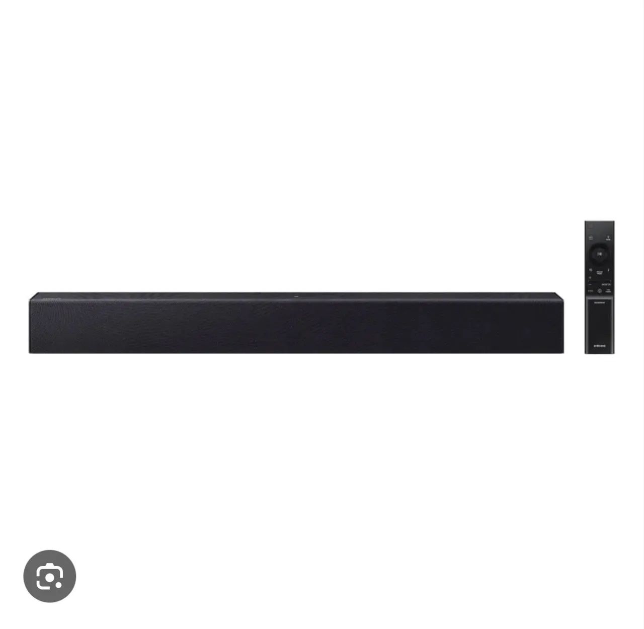 Soundbar da marca Samsung - na Caixa 