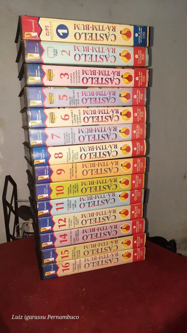 Coleção fitas vhs castelo Ra Tim bum  - Foto 3