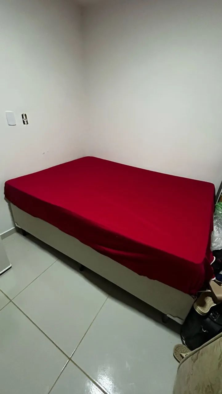 Cama box + colchão ortobom D33 - R$550 - Foto 2