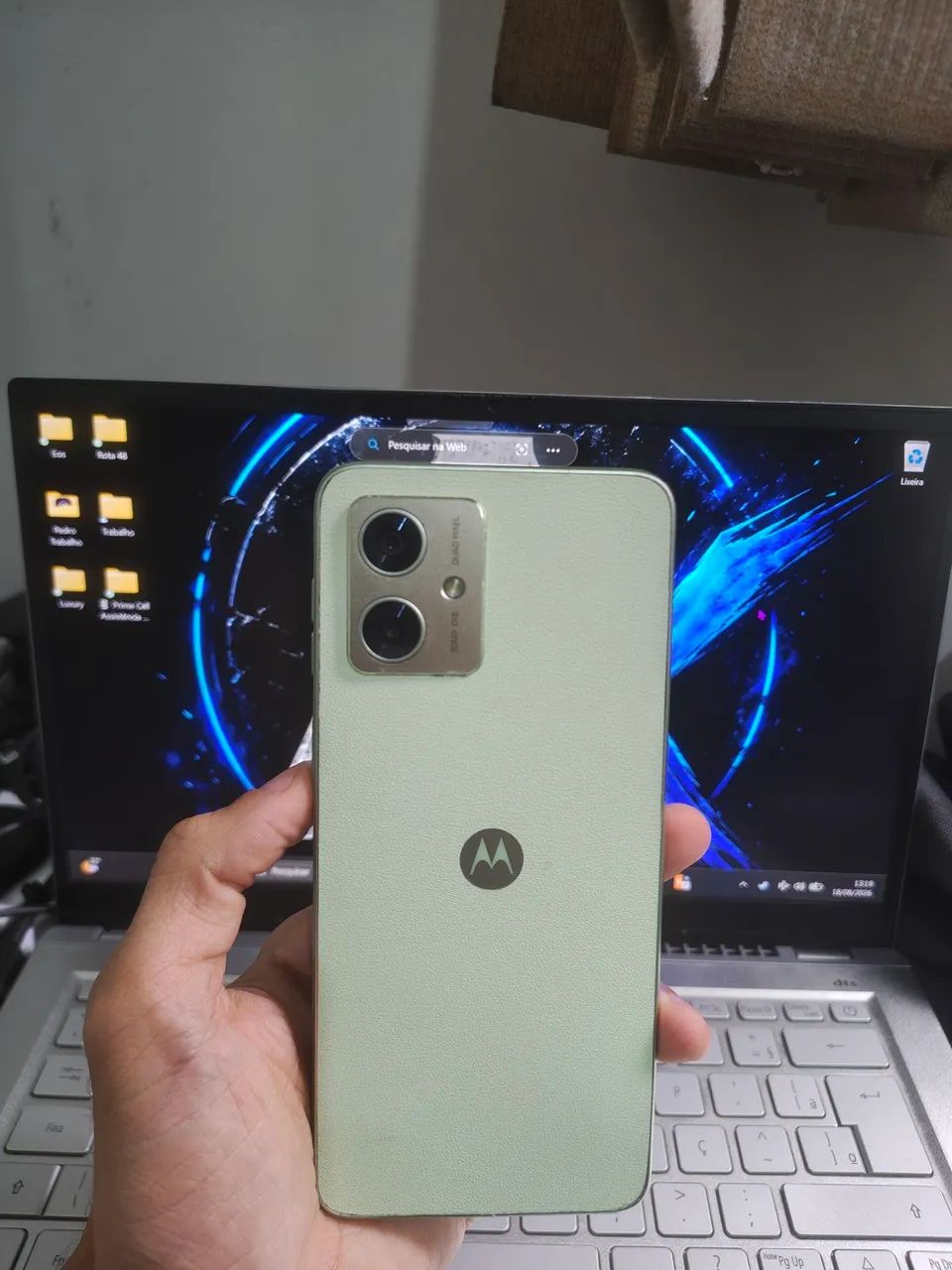 ? Moto G54 5G 256GB Creme - Revisado e Testado - Foto 2