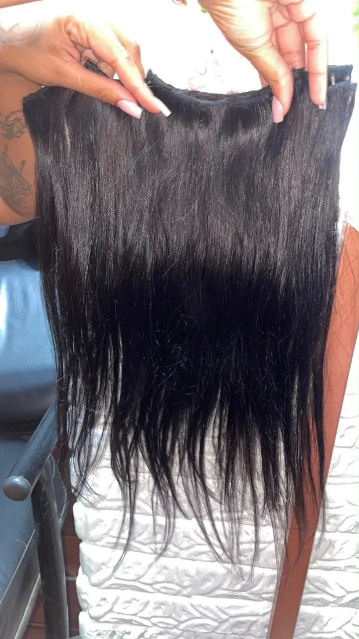 cabelo indiano 80 gramas 40 cm - Foto 2