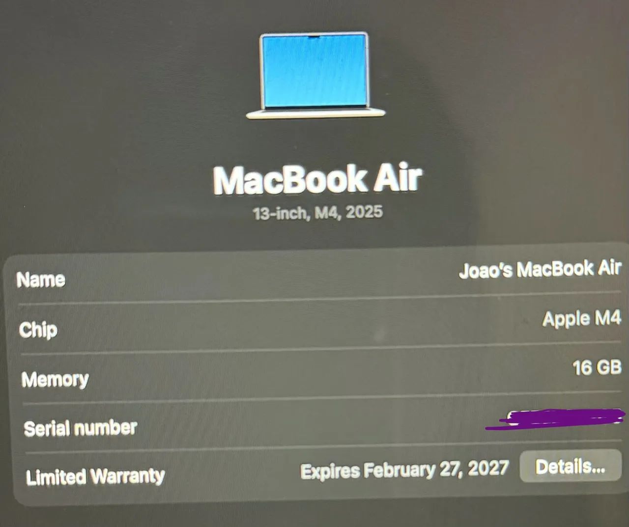 MACBOOK AIR M4 - 100% BATERIA E GARANTIA APPLE - Foto 4