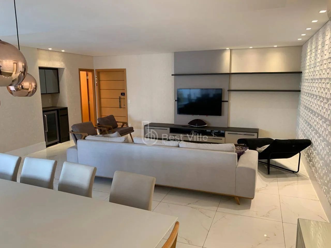 Apartamento com 3 dormitórios para alugar, 168 m² por R$ 20.440,00/mês - Alphaville - Sant - Foto 2