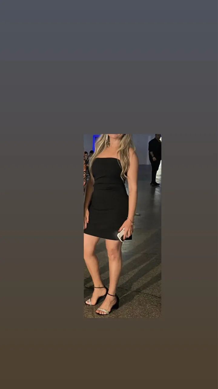 Vestido tomara q caia Zara 