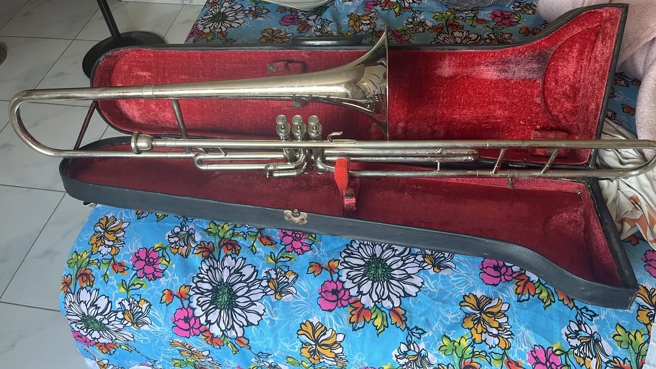 TROMBONE WERIL REX SÓ PEGAR E TOCAR  - Foto 3