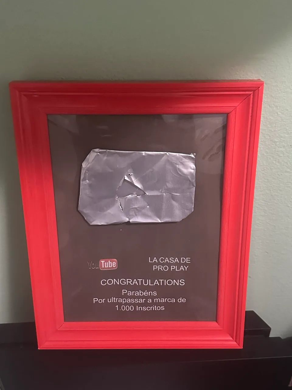 Placa do YouTube Caseira  - Foto 2