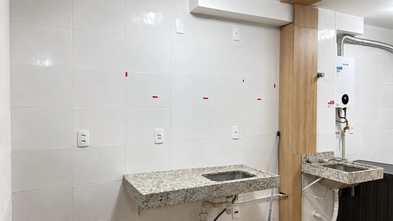 Pia e tanque mármore/granito branco itaunas  - Foto 2