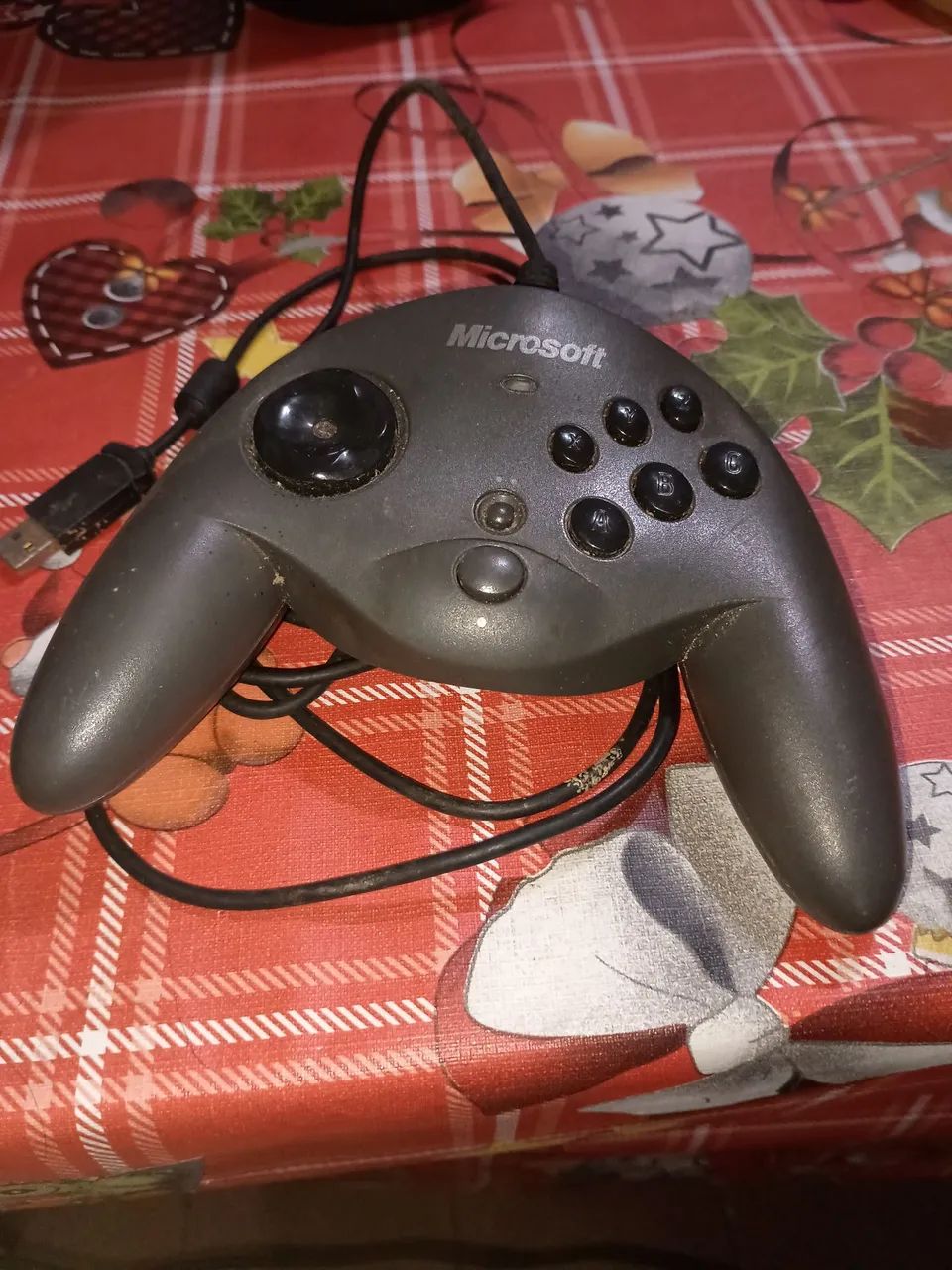 Controle Sidewinder Microsoft antigo para Pc 