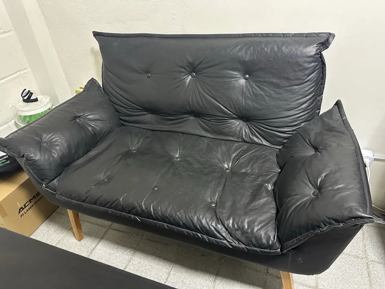 Sofá 2 lugares escritório 