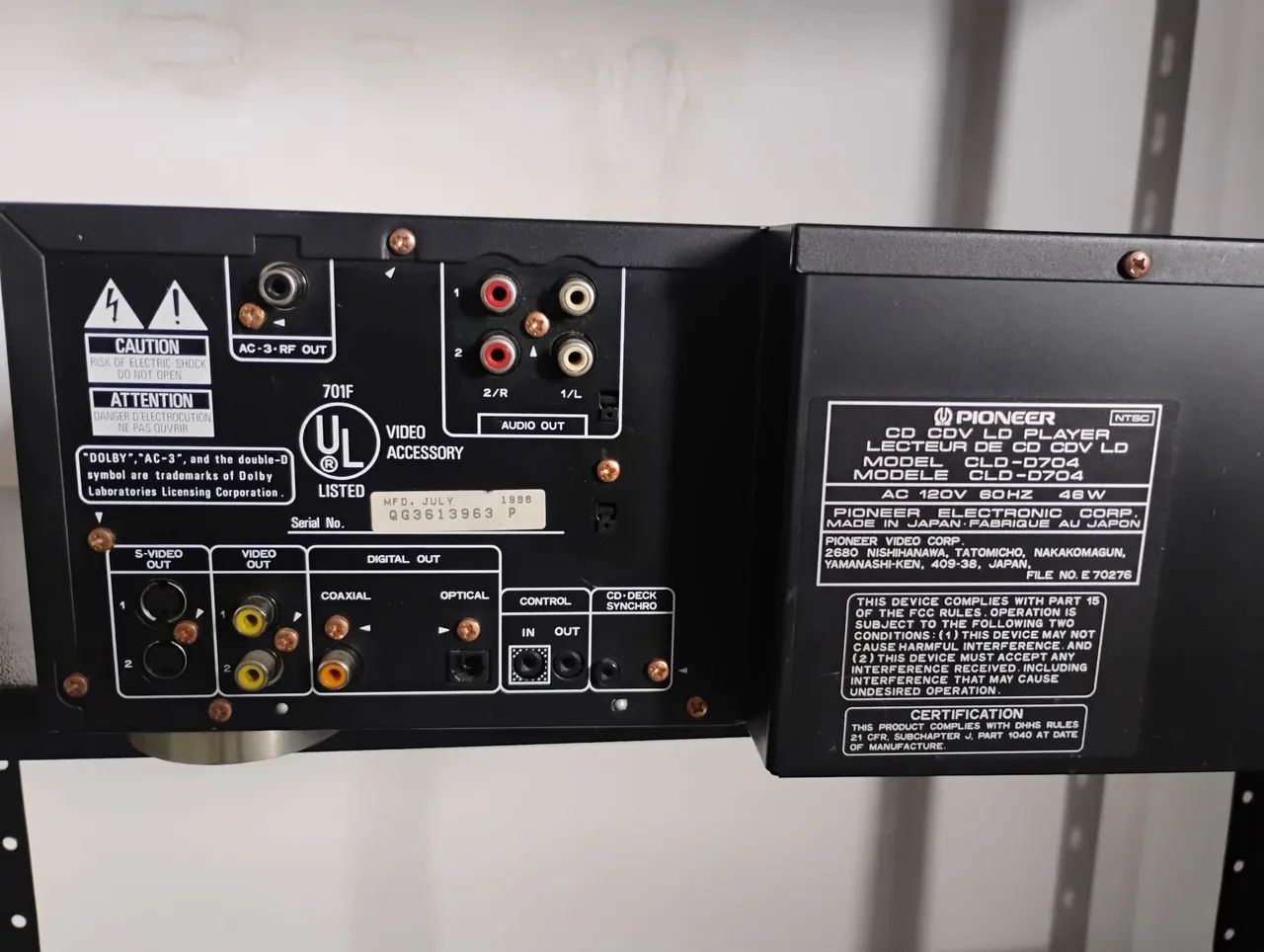 Pioneer cld d704 - Foto 2