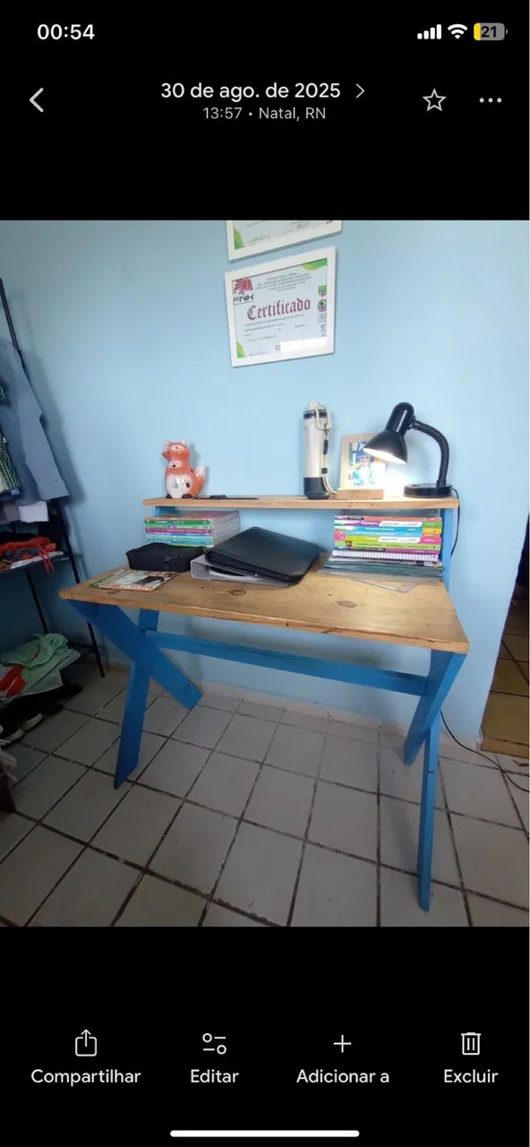 Escrivaninha com cadeira - Foto 2