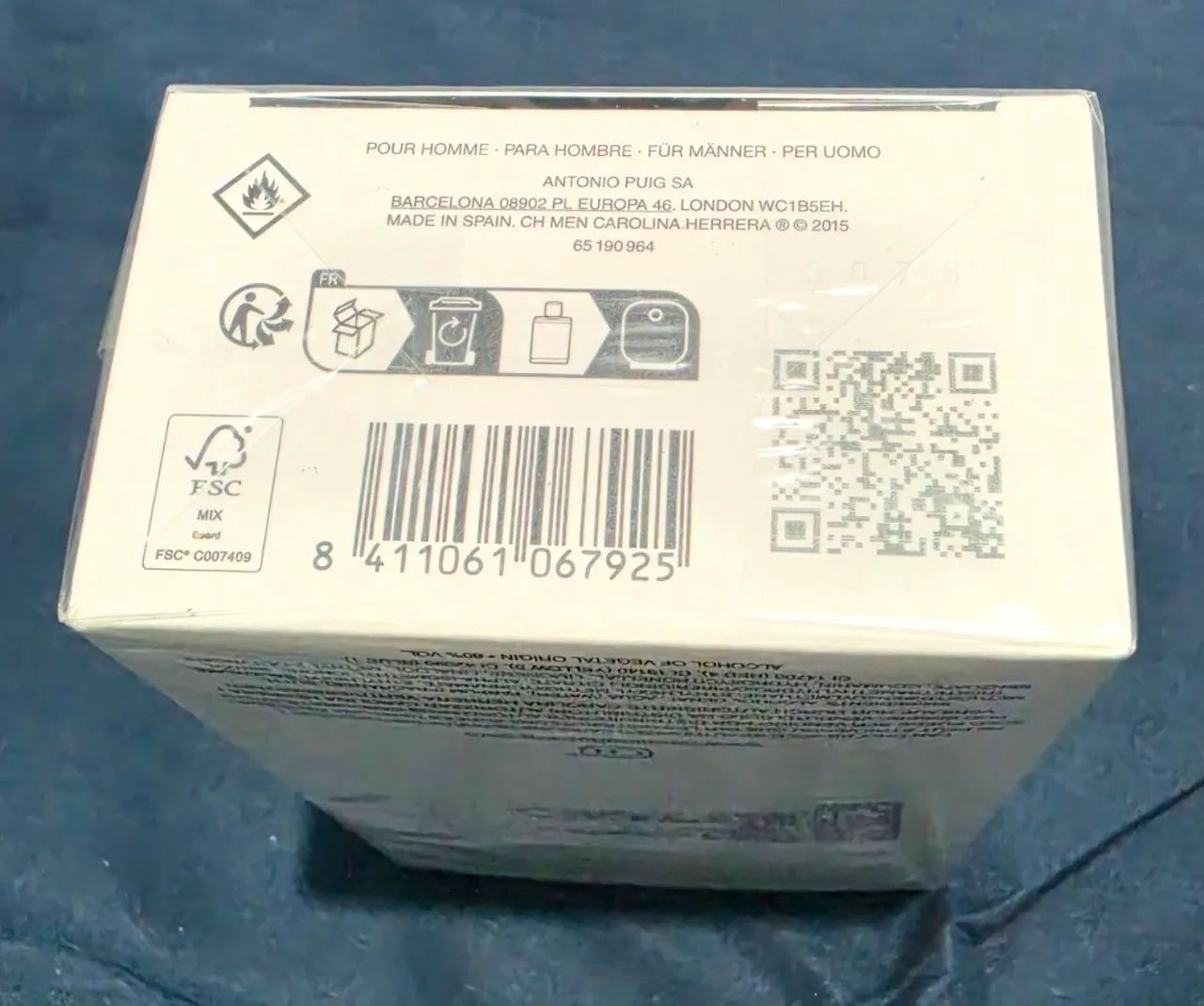 Carolina Herrera CH Men EDT 100ml Original Lacrado - Foto 4