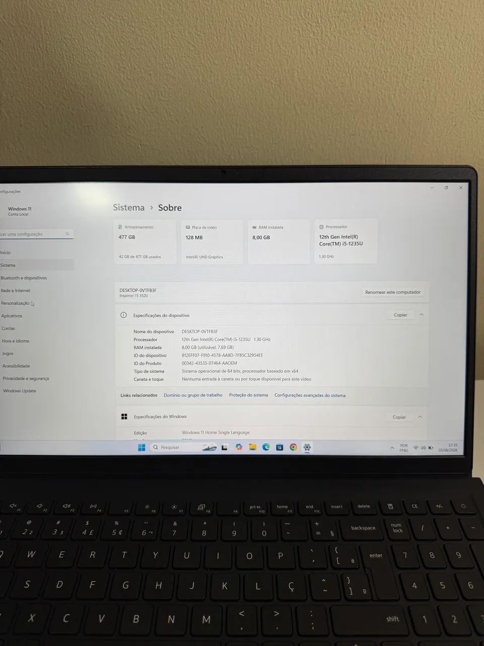 Notebook Dell novo  - Foto 5
