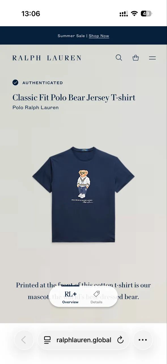RALPH LAUREN BEAR - ORIGINAL - Foto 5
