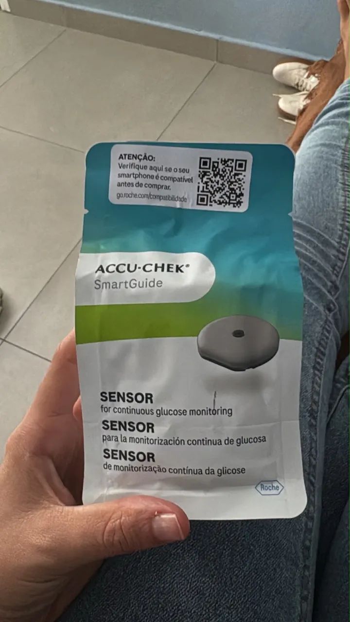 Sensor de glicose Accuchek 