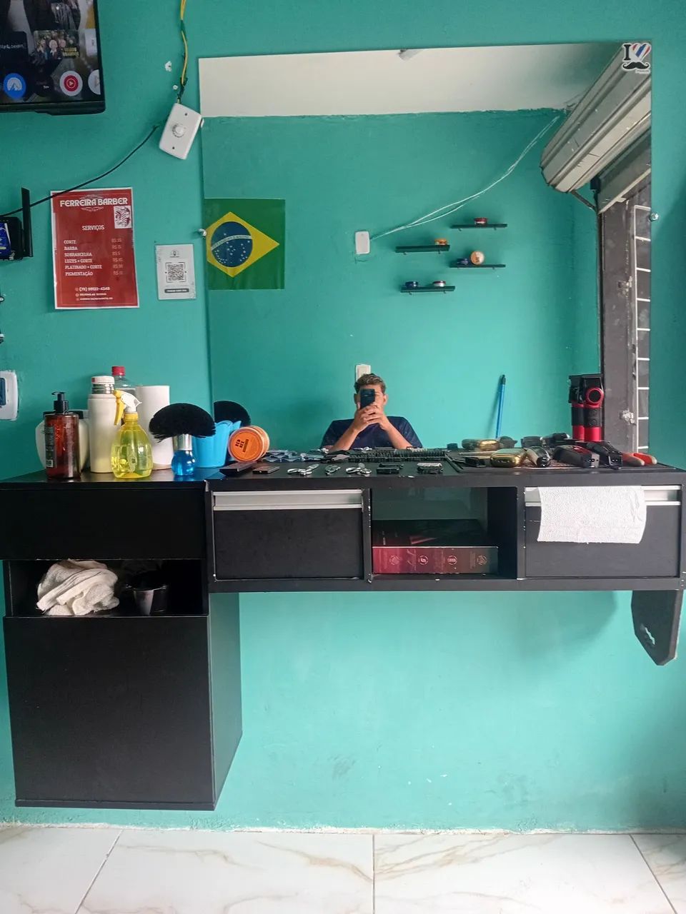 Bancada para barbearia  - Foto 2