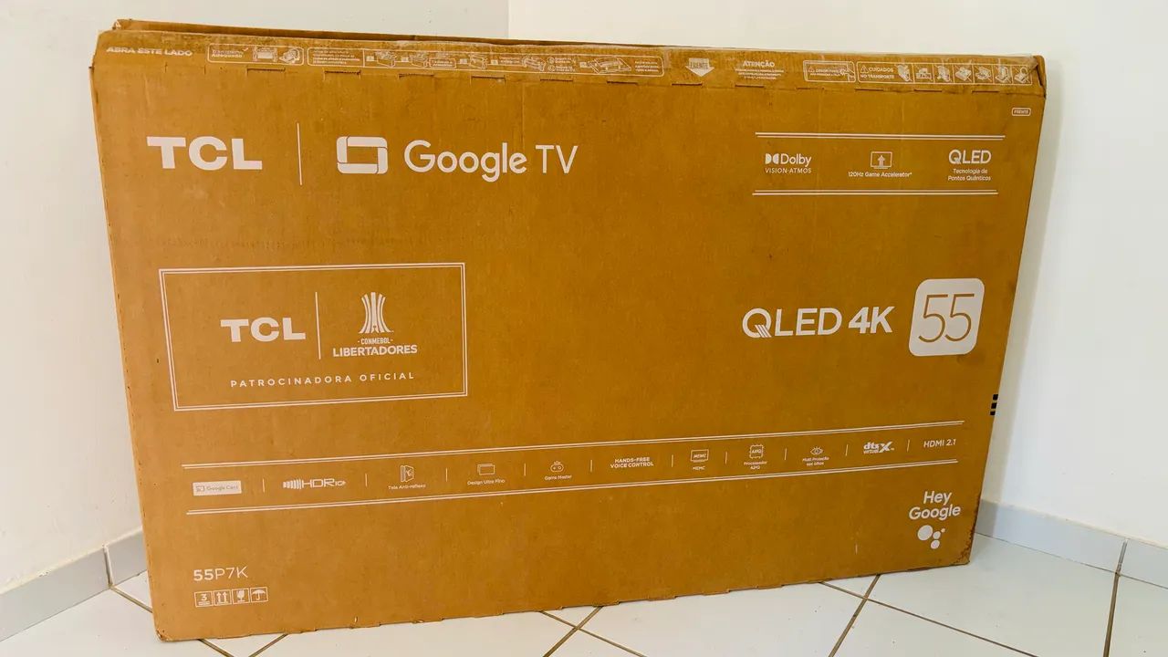 TV de 55 polegadas marca TCL