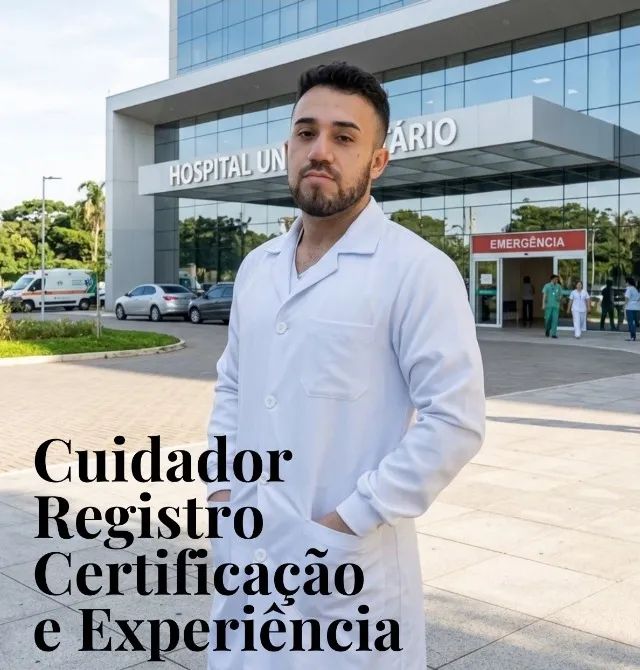 CUIDADOR DE IDOSOS - Certificação e experiência 