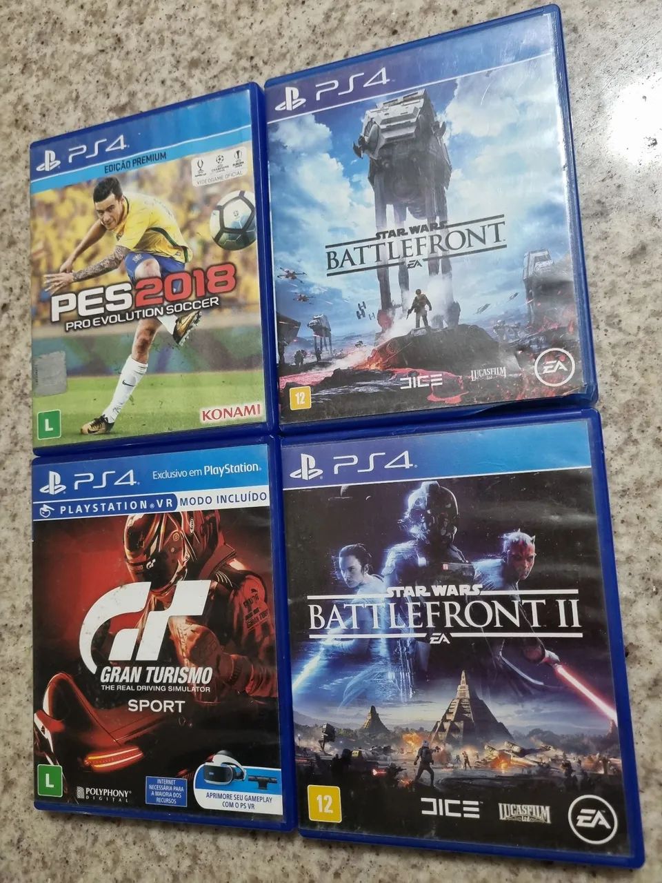 4 Jogos de ps4 - leia anúncio 