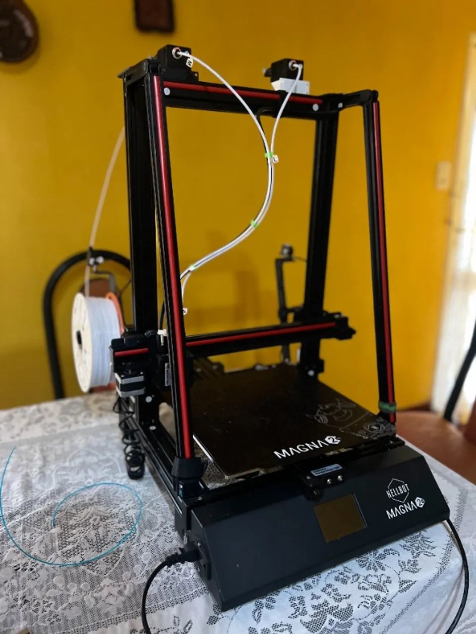 Impressora 3D Duplo Extrusor | 300x300x400 | Wi-Fi | Excelente Estado - Foto 5