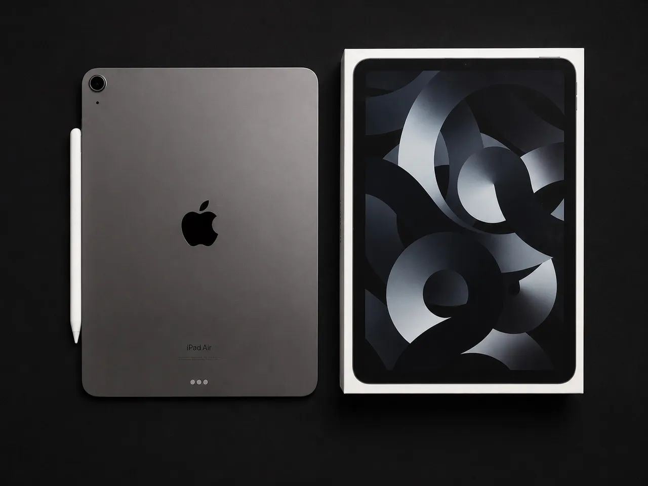 iPad air 第5世代 64GB Apple Pencil iPad Air 5ª Geração 64GB Space Gray + Apple Pencil Original +