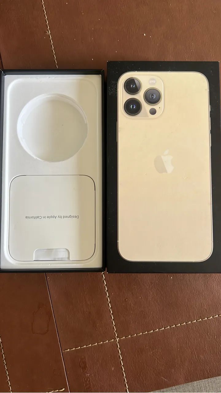 VENDO IFHONE 13 PRÓ MAX DOURADO  - Foto 2