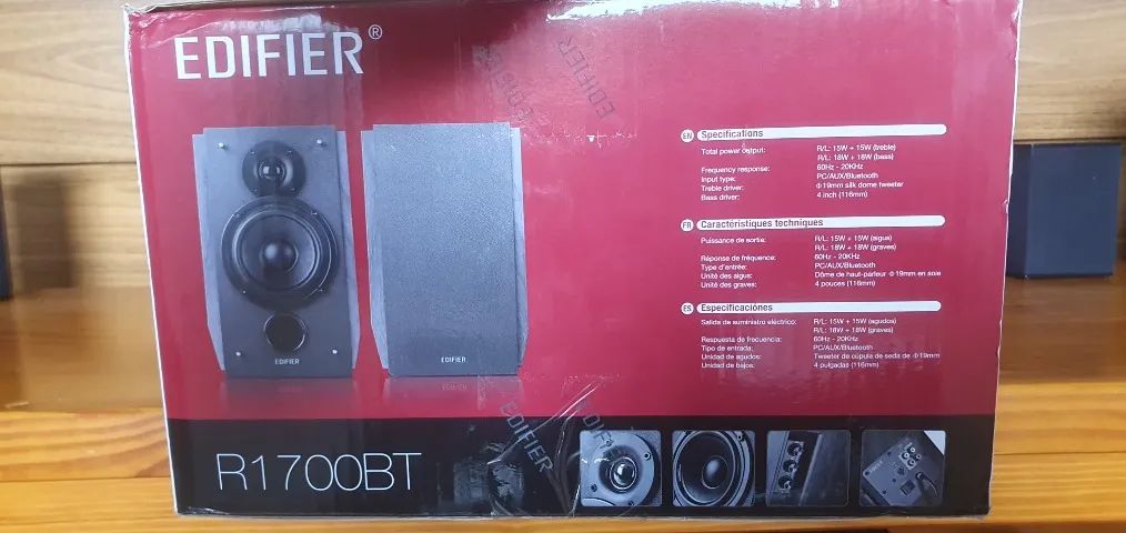 Monitor de Áudio EDIFIER R1700BT na caixa Zerado - Foto 2